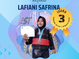 Juara 3 Silat Tanding Kelas C Remaja Putri West Java 2023